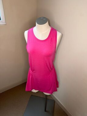 NWOT Athleta Air Out Cinch Tank Top Pink Small